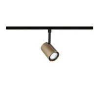 Rail spotlight GU10 max. 10W 230V Gold matt/Black matt LUXE