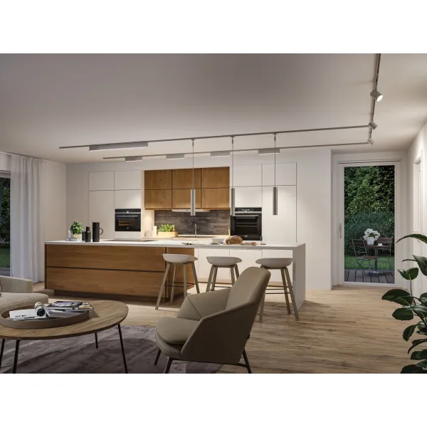 URail siinivalgusti 3-astmeline hämardatav 1050 lm 10 W 230 V mattkroom ZELOS