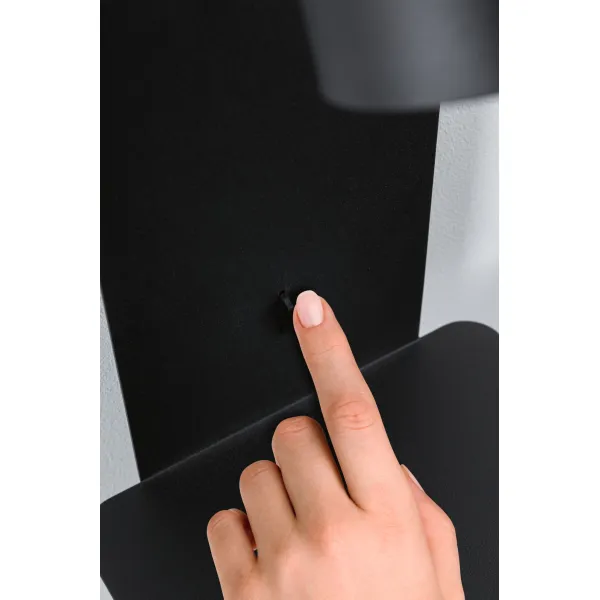 Wall luminaire Malena USB C GU10 5W Matt black