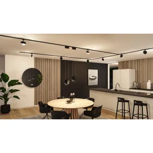 Ripplamp 3-astmeline hämardus 800 lm 10 W 3000 K must matt Alejandro