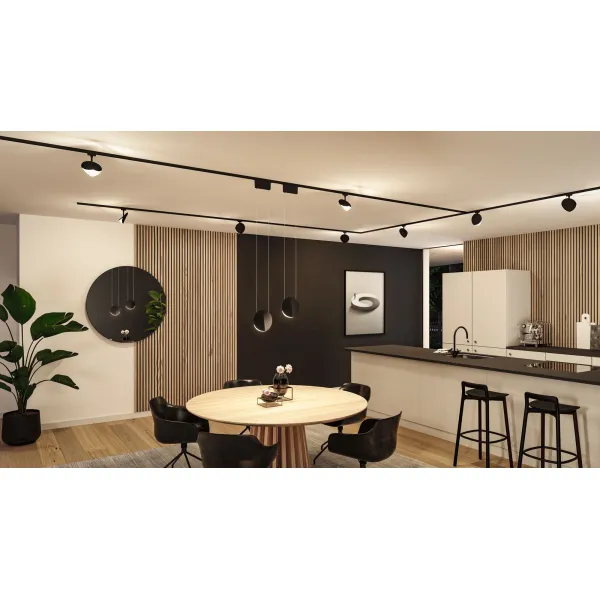 Ripplamp 3-astmeline hämardus 800 lm 10 W 3000 K must matt Alejandro