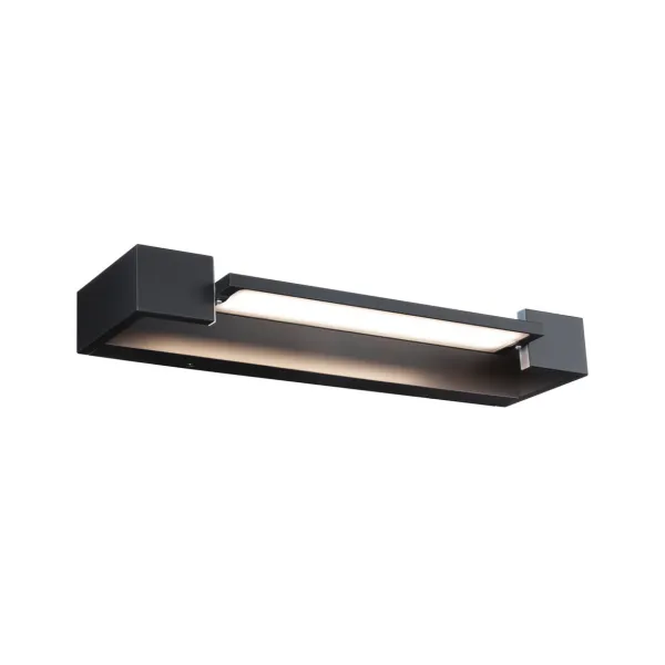 Bathroom LED Wall light IP44 2700K 1000lm 230V 11W dimmable Black LUCILLE