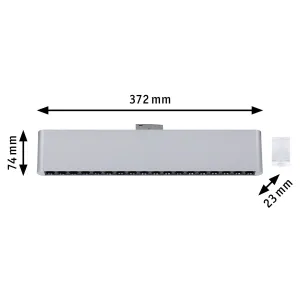 URail siinivalgusti 3-astmeline hämardatav 1050 lm 10 W 230 V mattkroom ZELOS