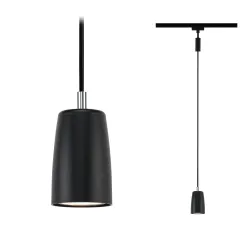URail Pendant light Cover GU10 max. 10W dimmable 230V Black matt