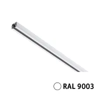 URail‑valaisinkisko 1,5 m 230 V, signaalivalkoinen