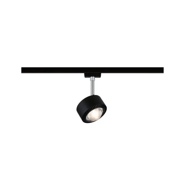 Siinivalgusti 470 lm 8W hämardatav 230V must matt ALDAN