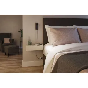 Wall luminaire Hulda USB C 2,5W dimmable Black matt