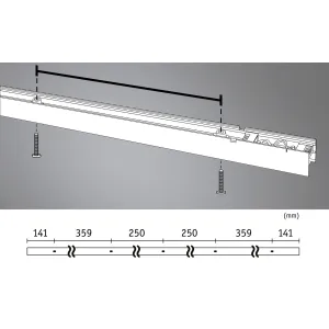 Light Channel 1,5m matt chrome