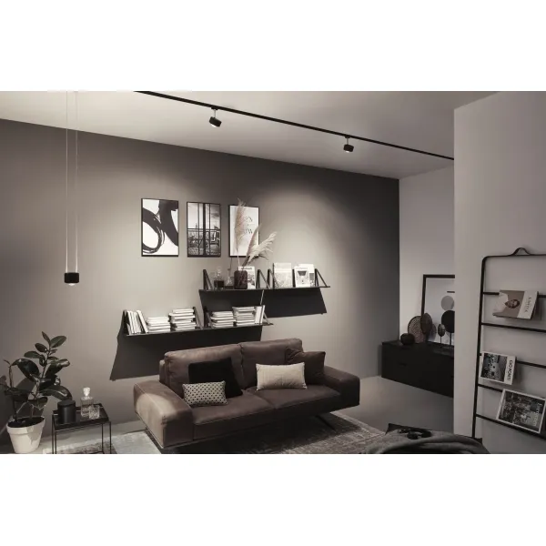Siinivalgusti 470 lm 8W hämardatav 230V must matt ALDAN