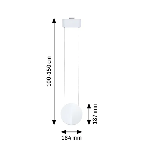 Rippvalgusti 3-astmeline hämardamine 800 lm 10 W 4000 K signaallvalge Alejandro