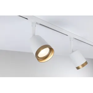 Siinivalgusti GU10 maks 10W 230V Signal valge/matt kuld COVER