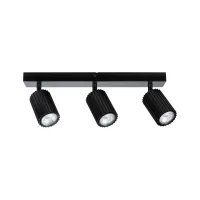 Spotlight GU10 3x10W Black LIRENA
