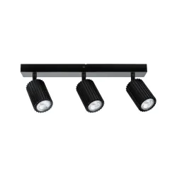 Spotlight GU10 3x10W Black LIRENA