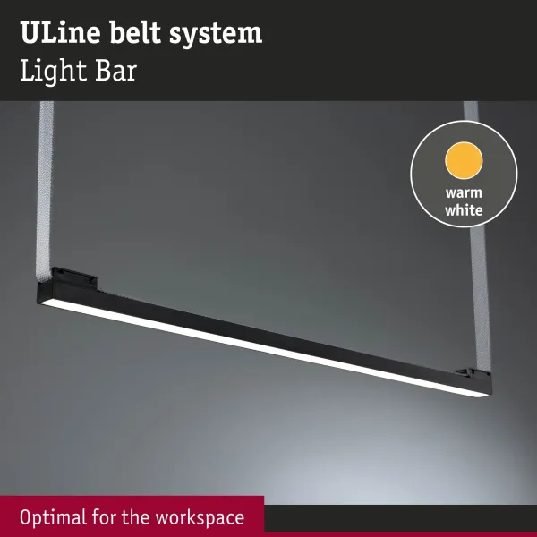 ULine LED‑valgusti Lightbar 1025 lm 18,5 W 650×29 mm 3000 K Must