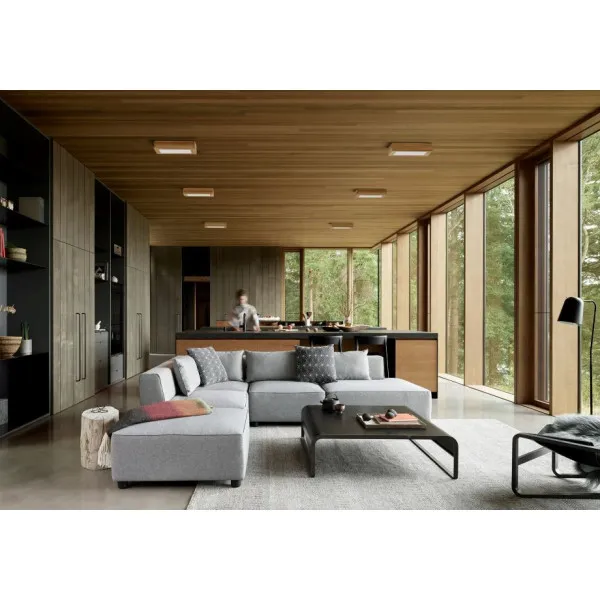 Pinnapealne LED laevalgusti QUADRA WOODLINE 300x300 24W IP20 4000K 1430lm saar