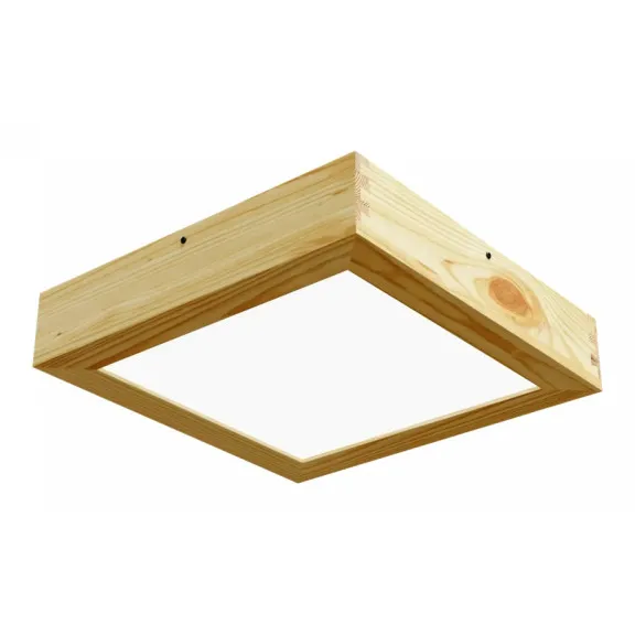 Pintavalaisin LED QUADRA 300x300 24W IP20 4000K 1430lm mänty