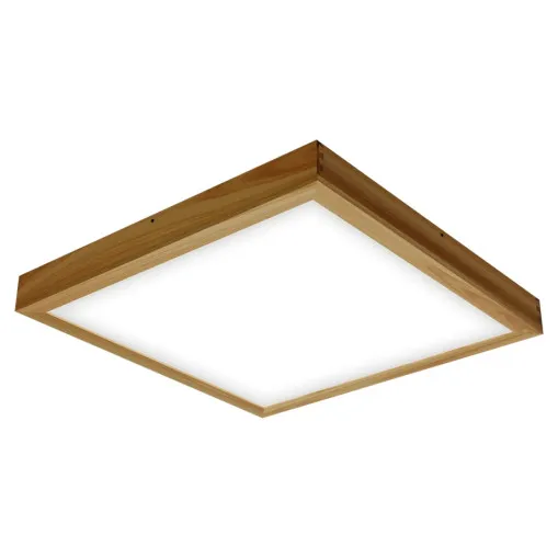 Pintavalaisin LED QUADRA WOODLINE 600x600 40W IP20 4000K 3320 lm saarni