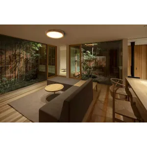 Ceiling light RONDO WOODLINE 500 48W IP20 3000K 3600lm Oak