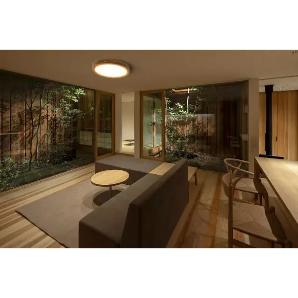 Ceiling light RONDO WOODLINE 500 48W IP20 3000K 3600lm Oak