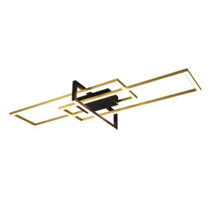 Griestu lampa misiņš 1x SMD LED 34W 3000K SALINAS