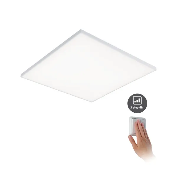 LED panel 600x600mm 34 W white matt 3-step dimmable VELORA