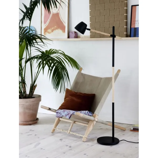 Floor lamp Black THEO