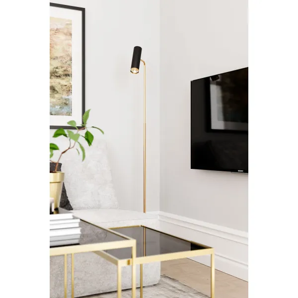 Stāvlampa GU10 melna PULS