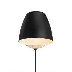 Lampa melna THEO