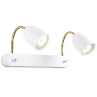 Seinävalaisin 2x10W GU10 COLIN