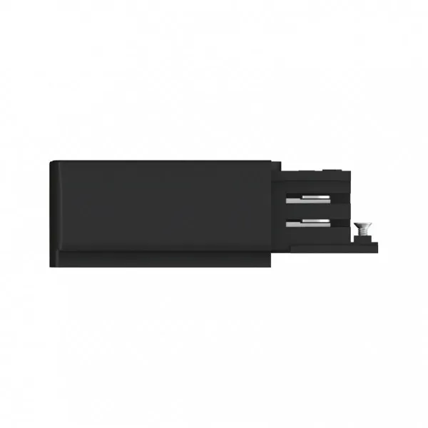 Barošanas gala adapteris labās puses melns