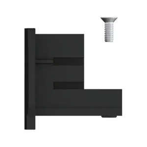 Lighting rail end cap black