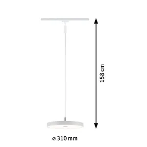 Iekarināma lampa 3-Step-Dim balta HILDOR