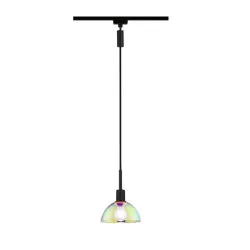 Pendant E14 20W Black matt/Dichroic SARRASANI