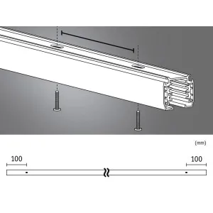 ProRail3 Rail 1 m 230 V Hopea