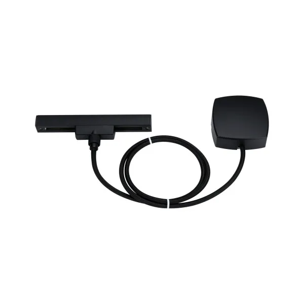 Bėgelių kabelio įvadas, matinė juoda