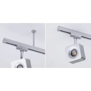 Pakabinama bėgelio sistema, matinio chromo spalvos