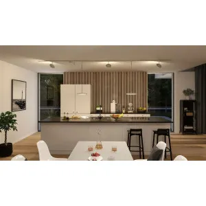 Ripplamp 3-Step-Dim matt kroom HILDOR