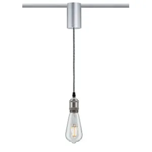 Universal matt chrome pendant adapter