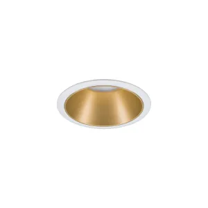 Recessed Matt Gold Reflector Light LED 6.5W 3-Step Dim COLE