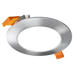 Įleidžiamas šviestuvas RONDO 6W IP40 4000K 300 lm, standartinė sidabrinė spalva