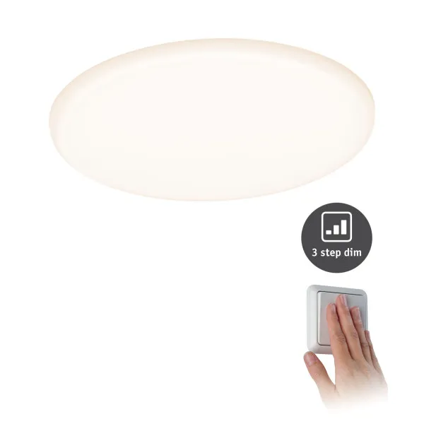 Įleidžiamas LED skydelis IP44 3 pakopų šviesos reguliavimas 17W VELUNA VARIFIT