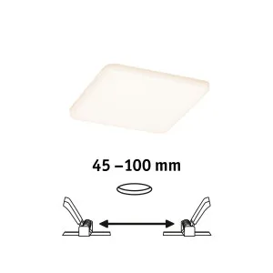 Įleidžiamas LED panelė IP44 kvadratinė 125x125 mm 8,5 W VELUNA VARIFIT