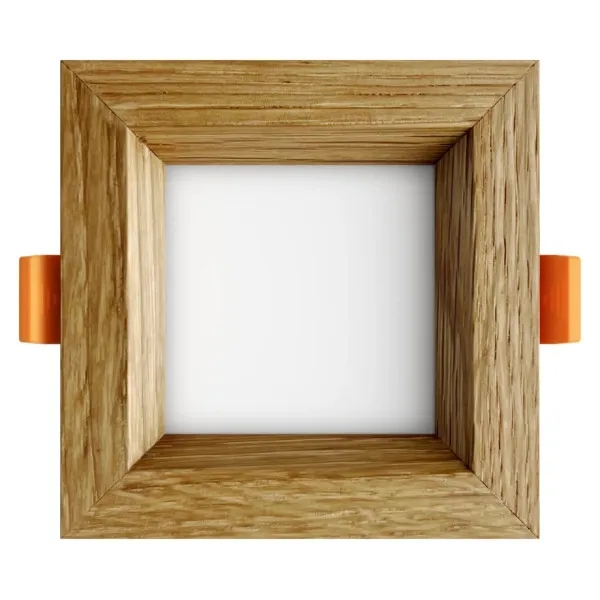 Įleistinis LED šviestuvas SQUARE WOODLINE 90x90 3W IP20 3000K 187 lm Ąžuolas