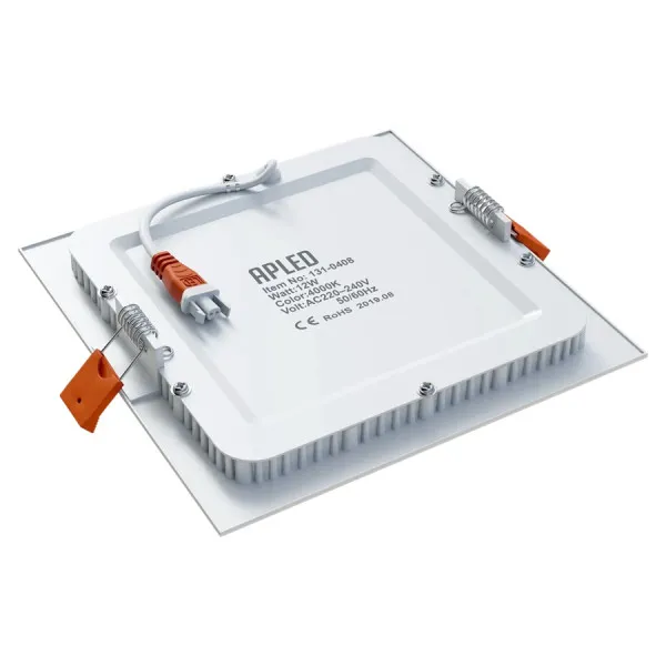 Įleidžiamas šviestuvas SQUARE 12W IP40 3000K 1100 lm standartinė balta