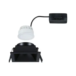 Recessed luminaire 3-Step-Dim Cole black IP44 SQUARE