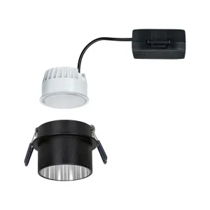 Iebūvējama lampa LED 6W Matēts melns#Matēts tērauds IP44 GIL