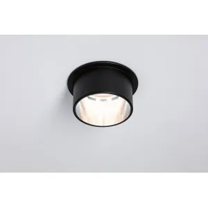 Iebūvējama lampa LED 6W Matēts melns#Matēts tērauds IP44 GIL