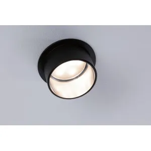Iebūvējama lampa LED 6W Matēts melns#Matēts tērauds IP44 GIL