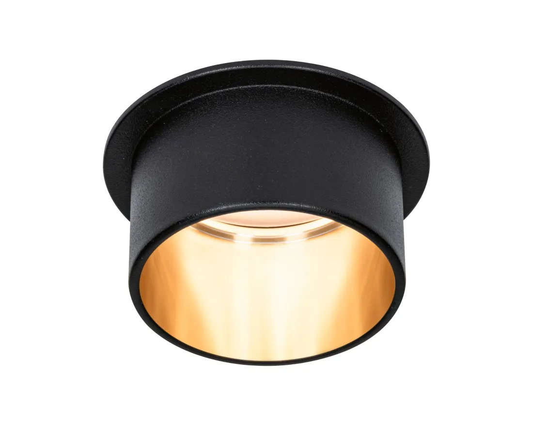 Süvistatav valgusti LED 6W Matt must-kuldne IP44 GIL - soodusmüük