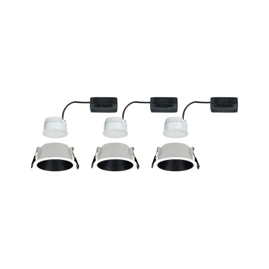Süvistatav valgusti must reflektor LED 3x6.5W 3-step dim COLE